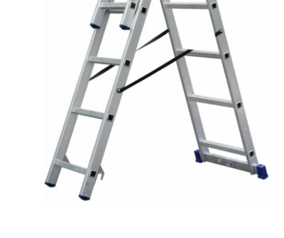 Лестница SMARTY SN011-308 алюминиевая трёхсекционная 8 ступеней