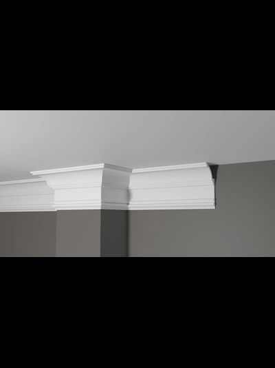 Потолочный плинтус DECOR-DIZAYN DD517, из дюрополимера, под покраску, ударопрочный, 2 метра