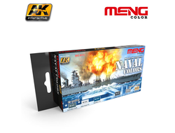 AK-Interactive: Набор акриловых красок: British and US Navy Basic Naval Colors