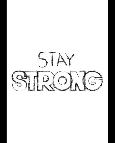 Футболка мужская STAY STRONG (индиго) - 54/56