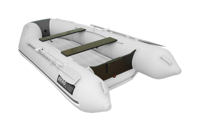 Моторная лодка Аква 3400 НДНД светло-серый/графит