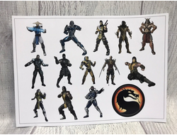 Стикеры Мортал Комбат, Mortal Kombat №3