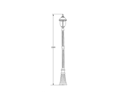 Светильники садово-парковые серии St. Louis