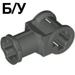! Б/У - Technic, Axle Connector with Axle Hole, Dark Gray (32039 / 4141420) - Б/У