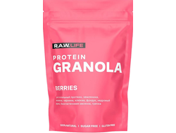 Гранола протеиновая "PROTEIN GRANOLA BERRIES", 220г (R.A.W.LIFE)