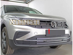 Защита радиатора для Volkswagen Tiguan 2020- chrome верх