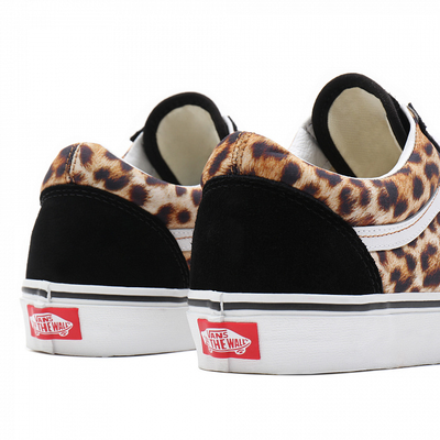 Leopard print vans old skool best sale