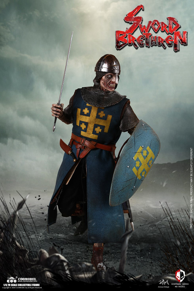 Воскресший рыцарь  - КОЛЛЕКЦИОННАЯ ФИГУРКА 1/6 NIGHTMARE SEIRES (DIECAST ALLOY)  - SWORD BRETHREN (NS001) - COOMODEL