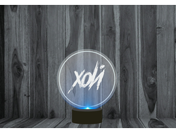 Светильник 3D, ночник Сектор Газа, Юрий Хой №7