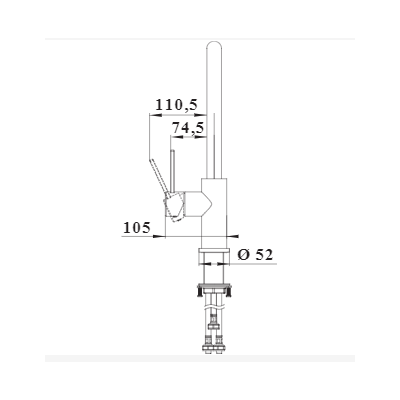 Смеситель Blanco JANDORA-S