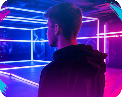 Выбор арены для игры в лазертаг