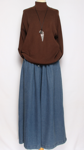 Джемпер "УЗКАЯ РЕЗИНКА С ДЛИННЫМ РУКАВОМ " 21054 бежевый, черный, лаванда, белый, графит р.50-54