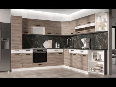 Стол рабочий Н300-1Я Эра Дуб Горный  (Эра)