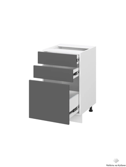Кельн модульная кухня Шкаф нижний с ящиками ШН3Я 500