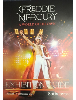 Freddie Mercury A World Of His Own Exhibition Guide Sotheby's, Фирменный мерч, Intpressshop