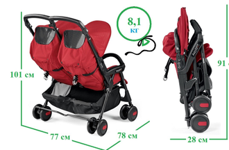 Peg perego aria shopper twin discount