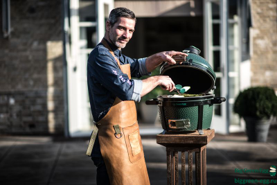 Гриль керамический BIG GREEN EGG MiniMax, 119650