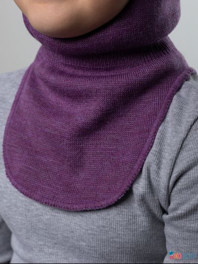 Шапка-шлем 20101-01 с утеплителем, х/б подклад, пурпур 50-52