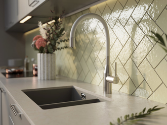 СМЕСИТЕЛЬ OMOIKIRI YATOMI 2 PLUS GB-BL (4994498) ГРАФИТ/ЧЁРНЫЙ