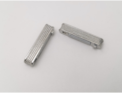 УЦЕНЕННЫЙ ТОВАР! МАГНИТНАЯ ЗАСТЁЖКА ПЛОСКАЯ - 006  - 35*4мм - НИКЕЛЬ / СЕРЕБРО