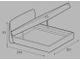 Кровать "Kleo" с п/м 180х200 см