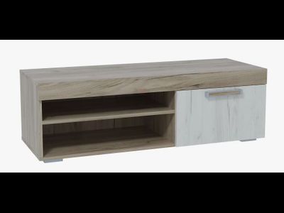 Ольга 19 Тумба для ТВ (дуб крафт серый/дуб крафт белый)