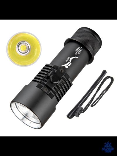 Фонарь подводный Diving D1 P70-1950Lm-белый 13см, бокс, комплект