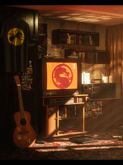 холст "Мортал Комбат"