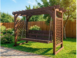 Качели с раскладывающимся диваном