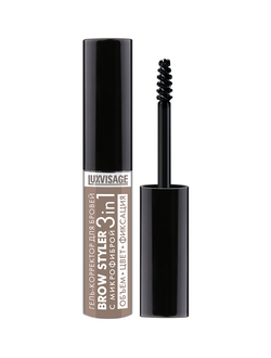 Гель-корректор для бровей Lux visage BROW STYLER 3 IN 1