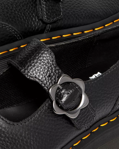 Dr Martens Addina Flower Buckle Leather Platform