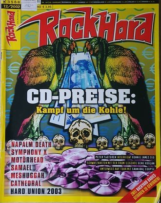 Rock Hard Magazine December 2002, Иностранные музыкальные журналы, Intpressshop