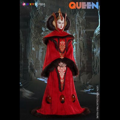 Королева Падме Амидала (Натали Портман, "Звездные Воины - Эпизод 1, Скрытая Угроза") - Коллекционная ФИГУРКА 1/6 Queen (P018) - PLAY TOY