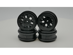 !АНАЛОГ! 3DW3 Комплект 3D дисков TRD1 40mm (4шт) для резины WPL, black, Black (3DW3) / 4 шт.