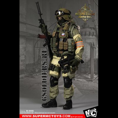 Спецназ &quot;Альфа&quot; - КОЛЛЕКЦИОННАЯ ФИГУРКА 1/6 Russian Spetsnaz - FSB Alfa Group 3.0 Gorka Ver. (M-069 B) - SUPER MC TOYS