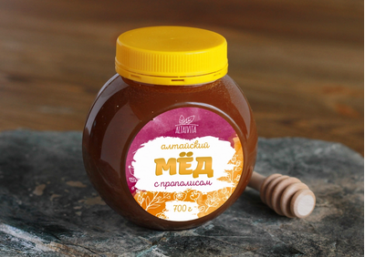 Мед алтайский с прополисом | Сбор 2023 года