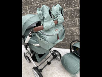 Детская коляска 3 в 1 Darex Изумрудный