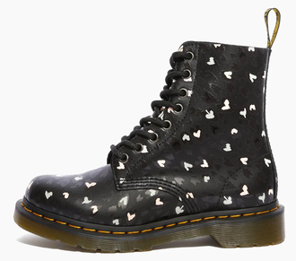 Dr Martens Pascal Chaos Hearts с белыми сердечками