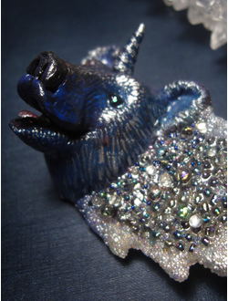 Волшебная брошь "Большая Медведица и звёзды"