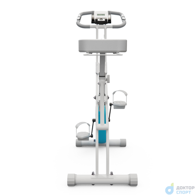 Велотренажер X-Bike DFC DavCreator, бело-голубой B02