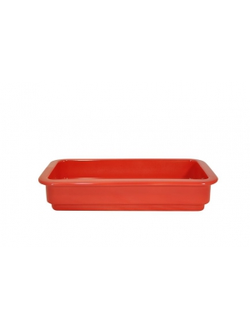 Гастроёмкость фарфоровая 1/3-65, цвет красный