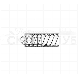 Штампы  с чертежом простого переплетения