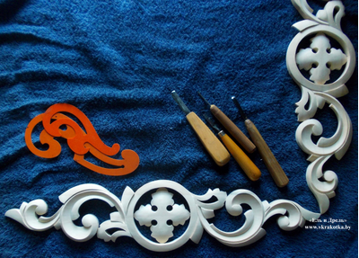 Резной накладной декор