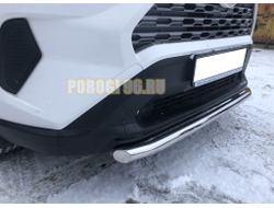 Защита переднего бампера короткая d60 для Toyota RAV4 (2019-...)
