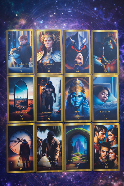 Оракул Мага, авторская колода Маржены Горбовой с матовым покрытием.
