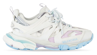 Balenciaga Track In White Pastel