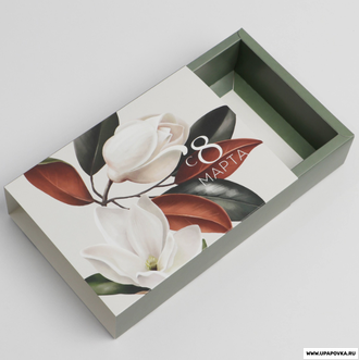 Коробка для сладостей «8 марта», 20 × 15 × 5 см