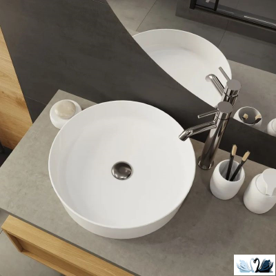 Раковина Creavit Loop LP145-00CB00E-0000 LP145 диаметром 45 см, глянец белоснежного цвета