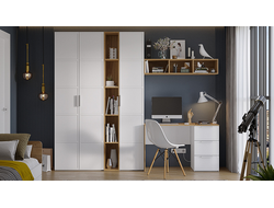 Композиция Детской СТЕЛЛА Белый холст/Белый Жемчуг