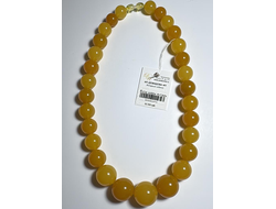 Бусы шары из натурального янтаря